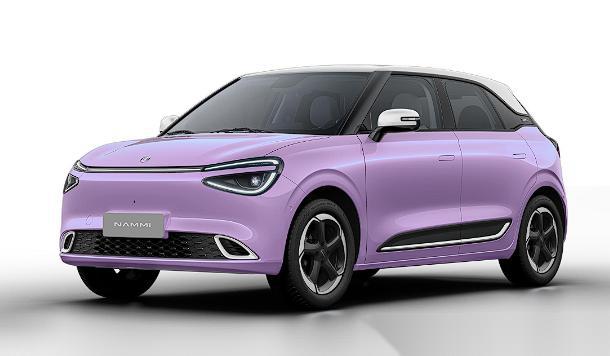 【新车速递】东风纳米01近期发布全新幻想紫车色,该