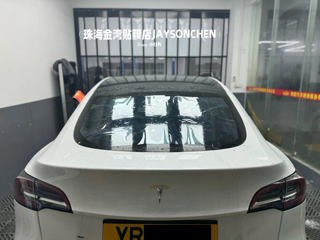 港车北上·model y(全车玻璃隔热膜)搞定