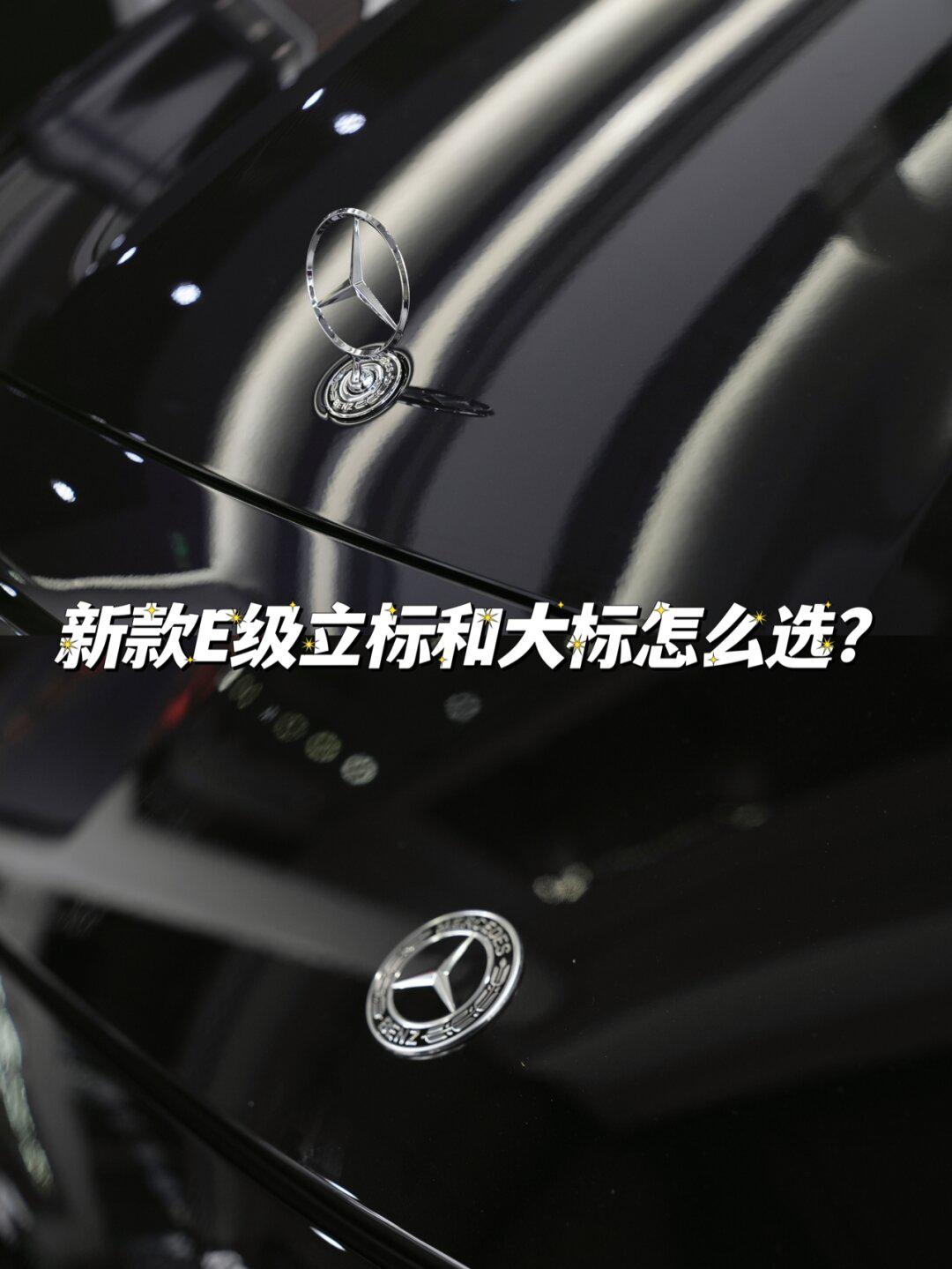 奔驰e级大标与立标,哪款更戳你心?