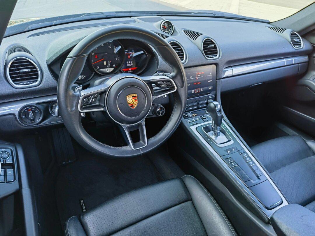 23年保时捷718spydercayman,小姐姐一手车,两万多公里,车况超级精