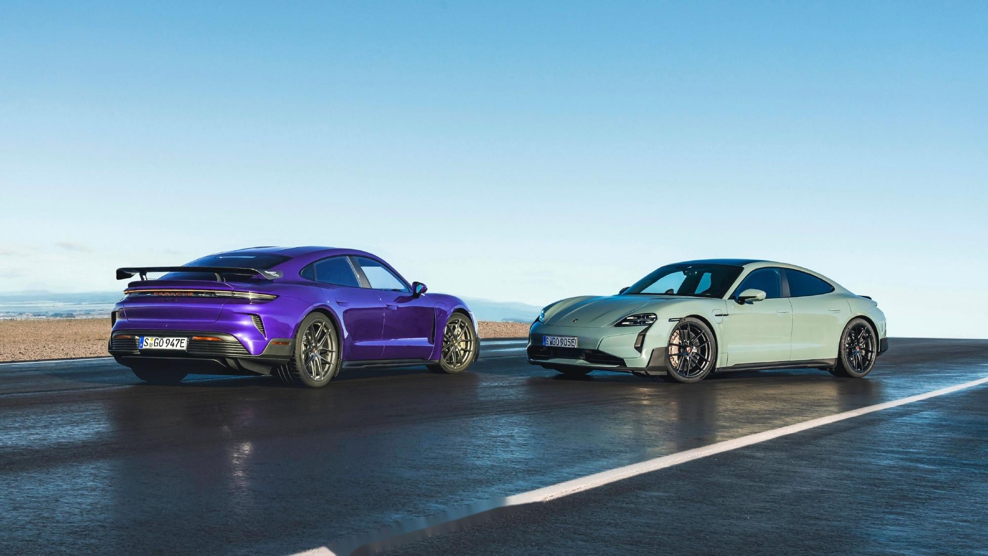 保时捷taycan turbo gt发布,实打实的电车黑科技,这种豪车租一次玩玩