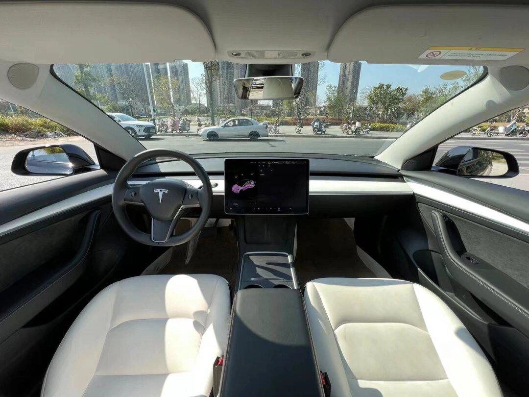 99万 粤b深圳户准23年特斯拉model毛豆3,纯电动私家车,续航46_model 3