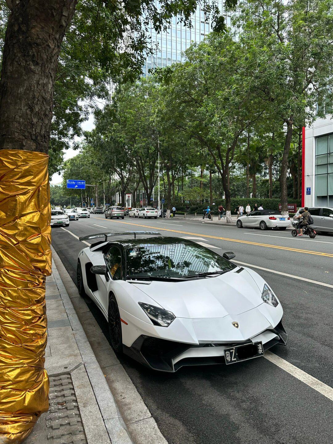 粤澳15年兰博基尼aventador lp700-4 左舵 改全套super_有钱人的社区
