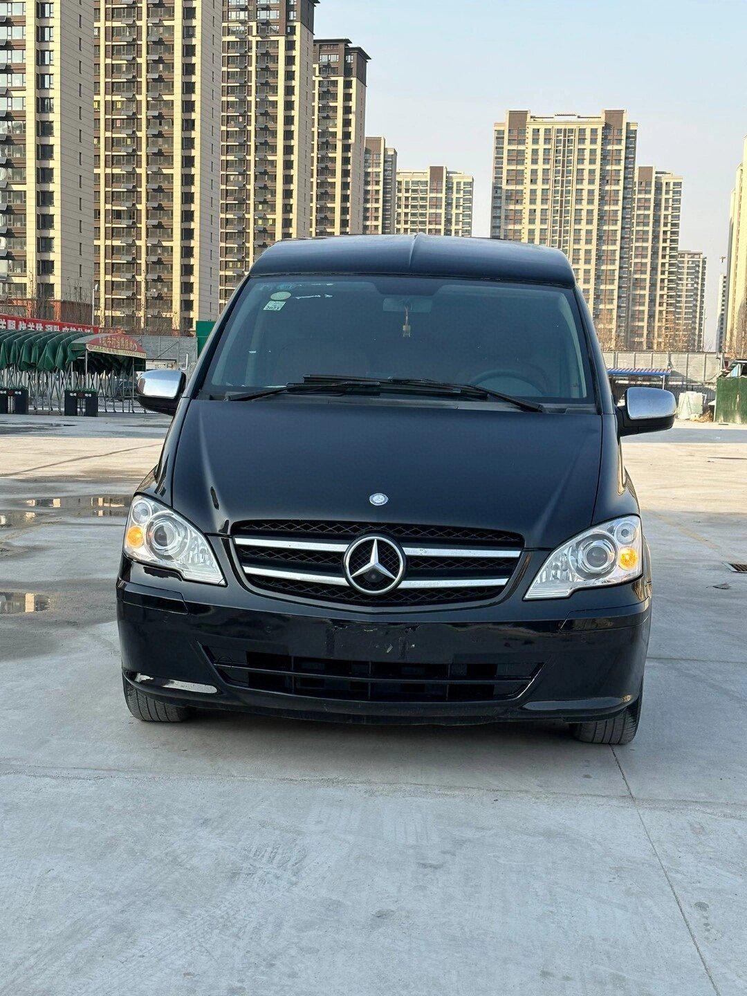 10万大一手车过车商, 新到15年89715原厂高顶奔驰威霆改装车,新款