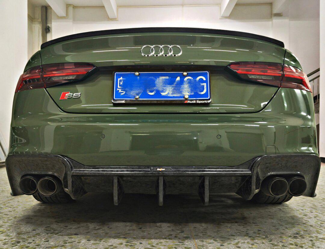 这个屁股太饱满啦,奥迪s5改装碳纤维后唇_奥迪a5社区_易车社区