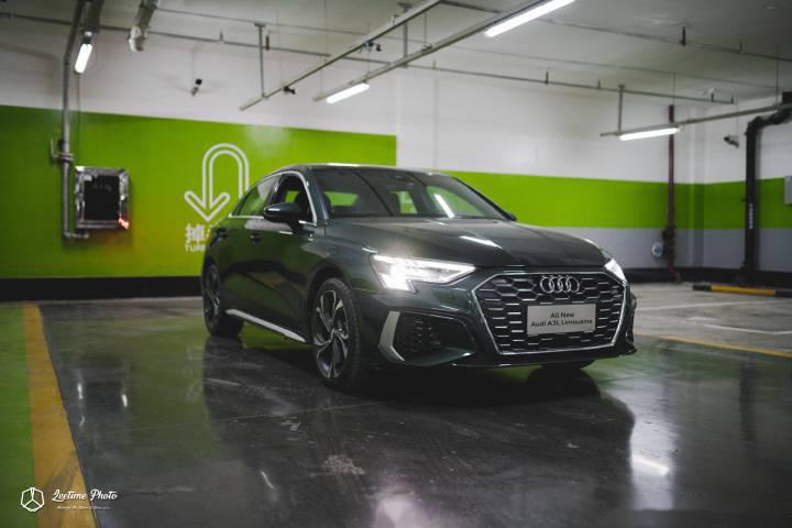 我觉得这款哥特兰绿色的a3是这个车系里最漂亮的!海外已经发布奥迪a3