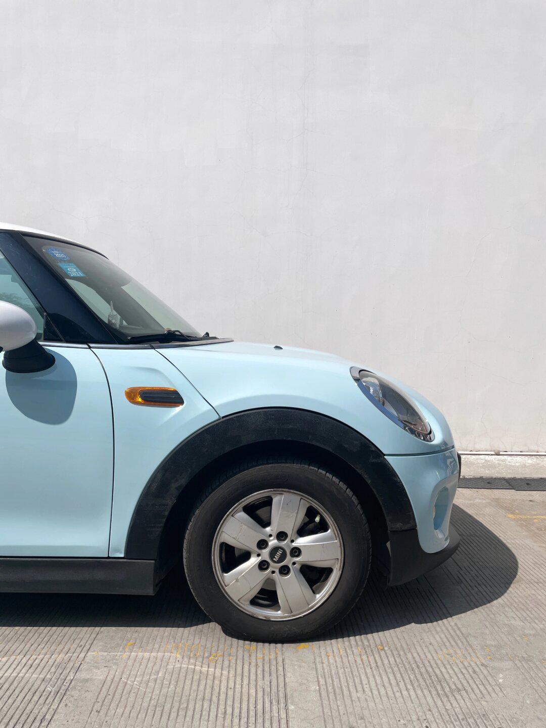 mini | one 老车换新色.蓝白搭配.好清新.