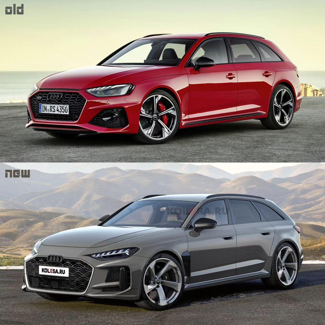 基于最新的谍照出的新奥迪rs5 avant效果图.它将取代rs4 avant型号