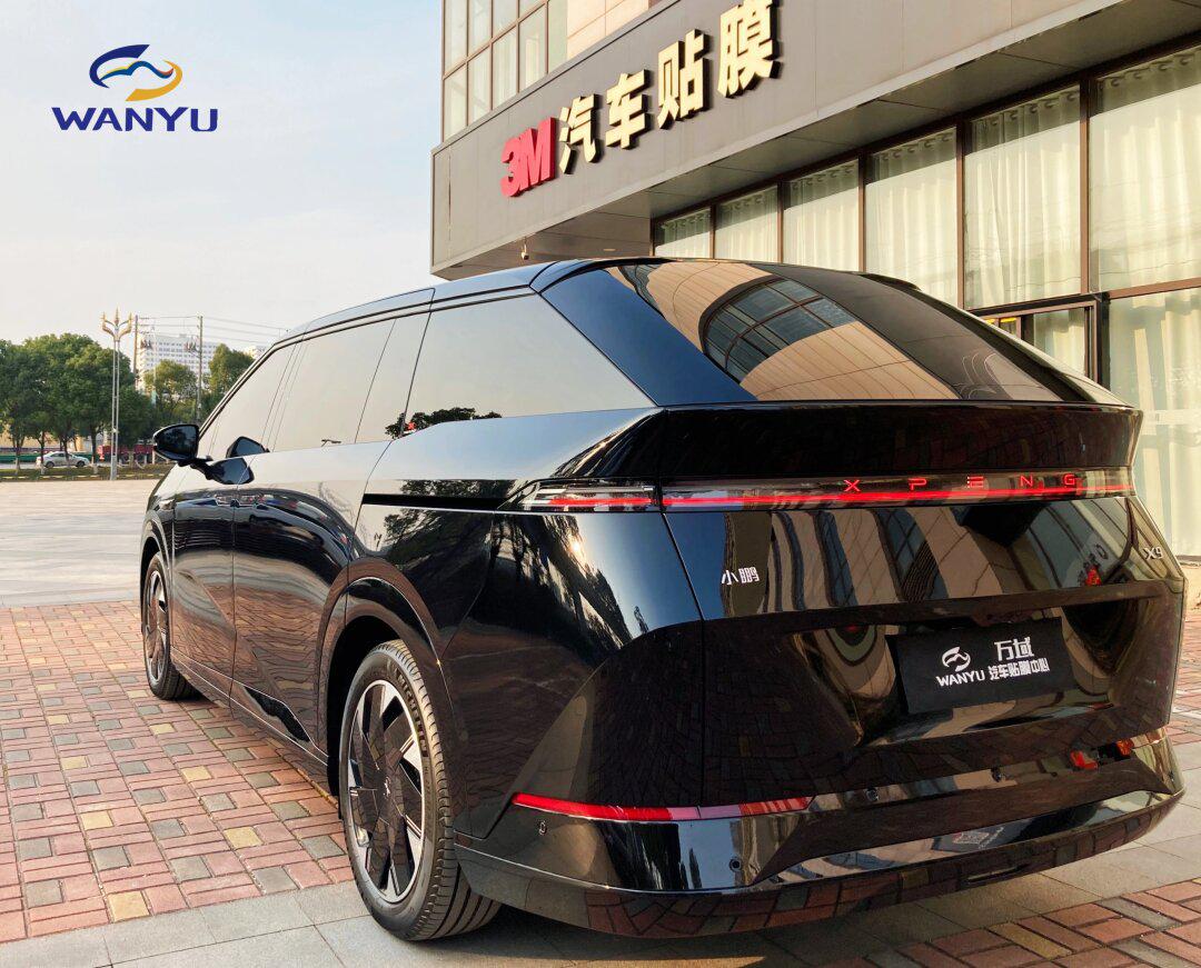 07小鹏x9 3m全进口隔热膜晶锐70臻选 黑衣骑士/全车tpu材料漆面保护