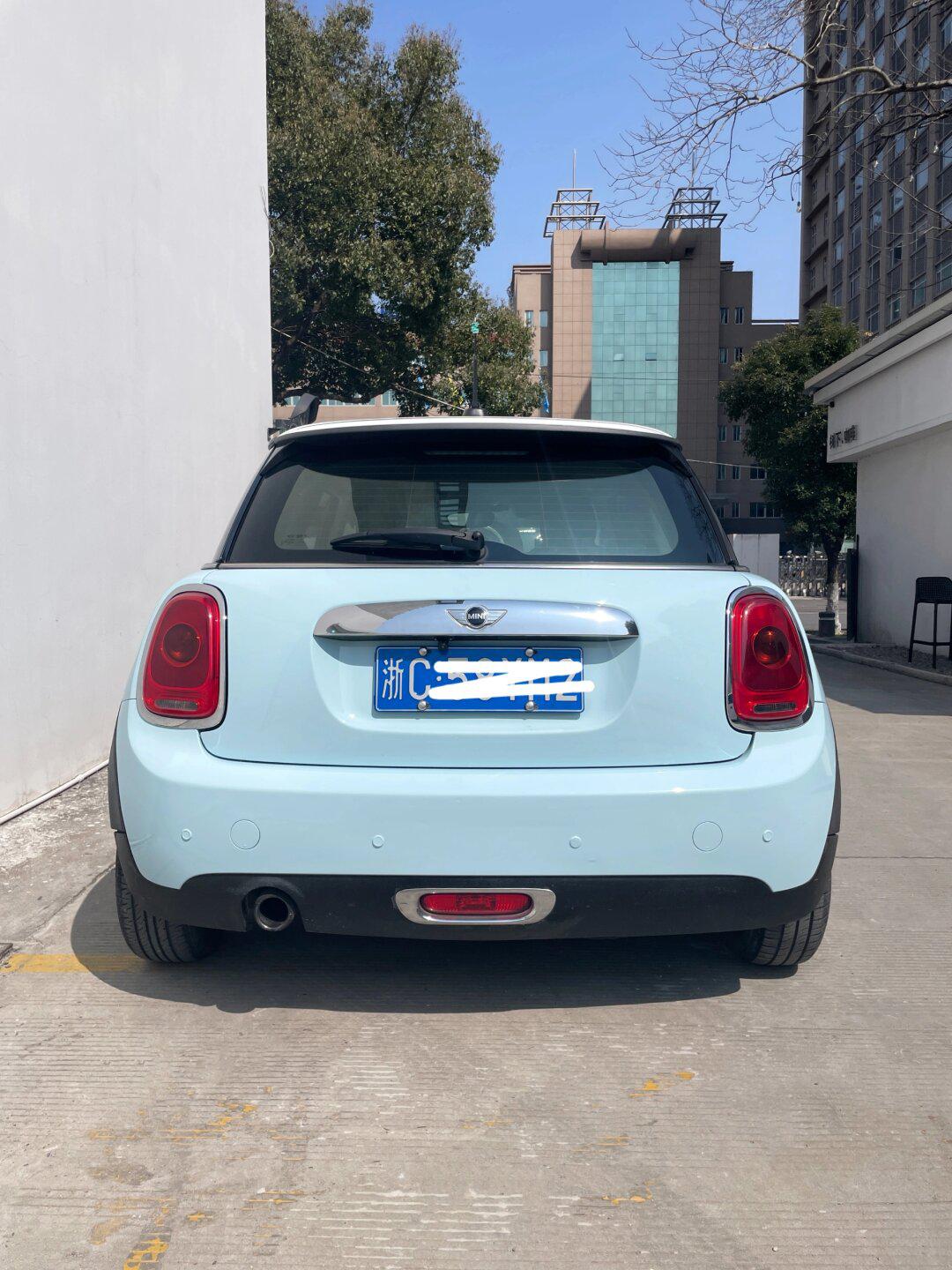 mini | one 老车换新色.蓝白搭配.好清新._mini社区_易车社区