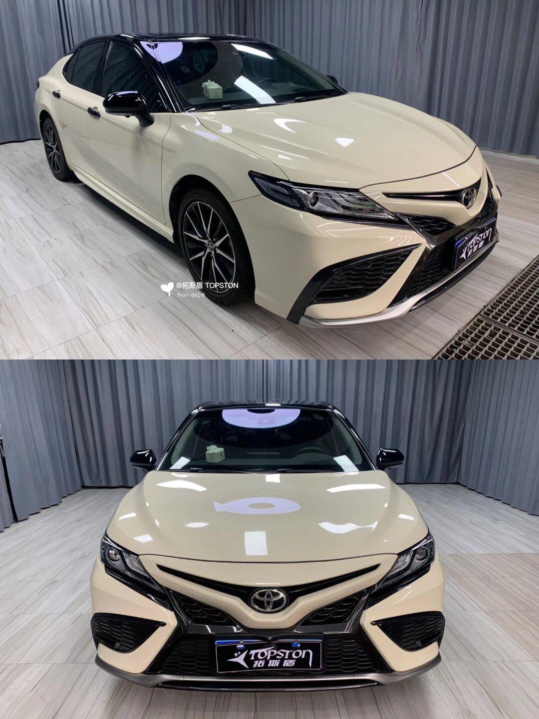 广州探店96凯美瑞运动版汽车改色推荐