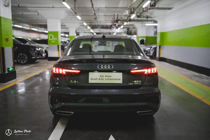 我觉得这款哥特兰绿色的a3是这个车系里最漂亮的!海外已经发布奥迪a3