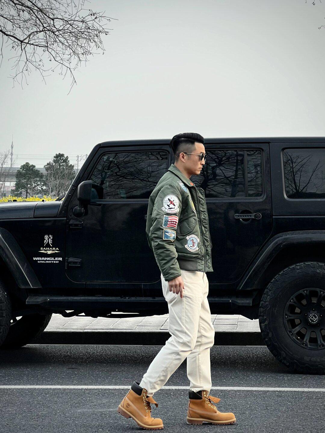 牧马人车模上线|春季硬汉军事风穿搭推荐