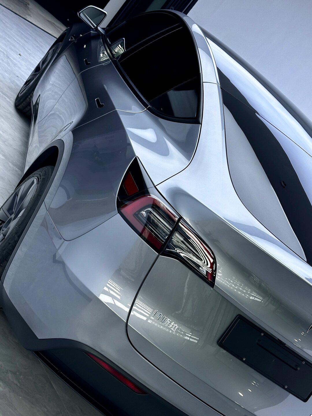 model y,"快银"专属车漆彰显个性_model y社区_易车社区