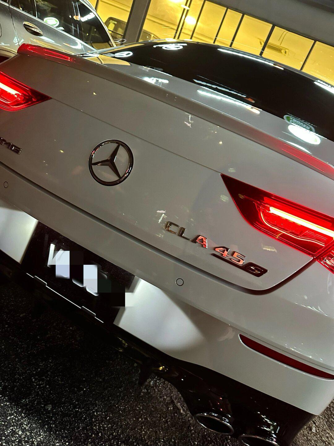 喜提新车奔驰cla45s0792