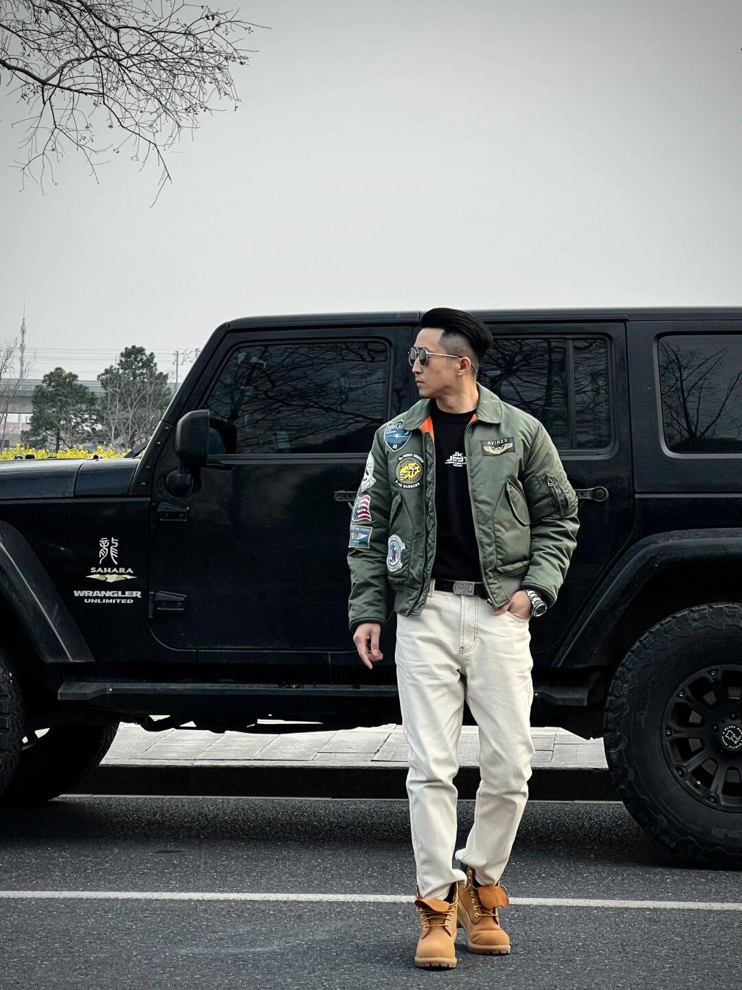 牧马人车模上线|春季硬汉军事风穿搭推荐