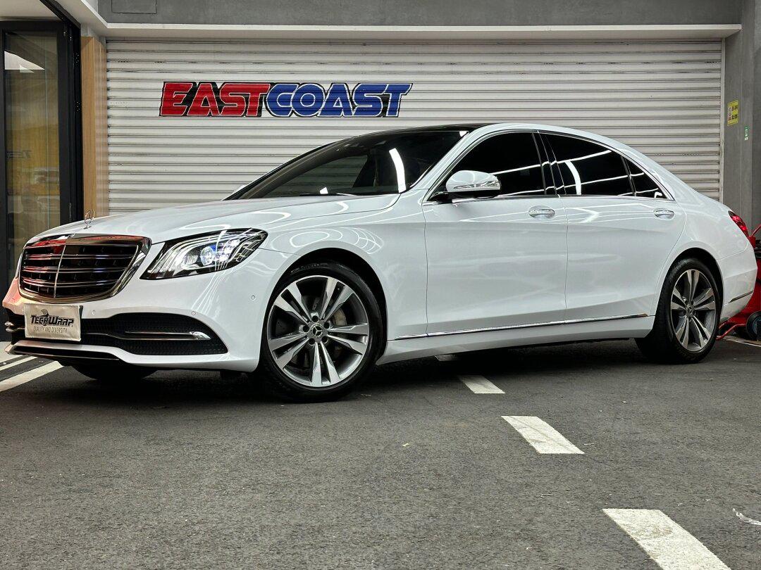 奔驰s350l 二次改色