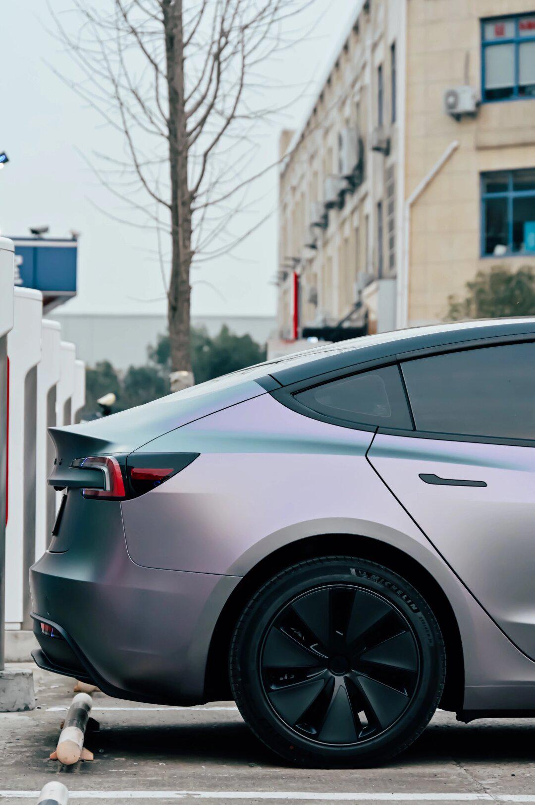 特斯拉model 3-ax卡普里灰紫_model 3社区_易车社区