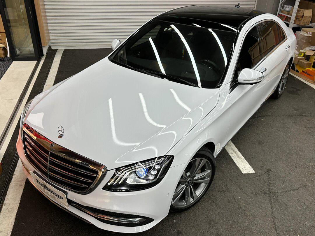 奔驰s350l 二次改色