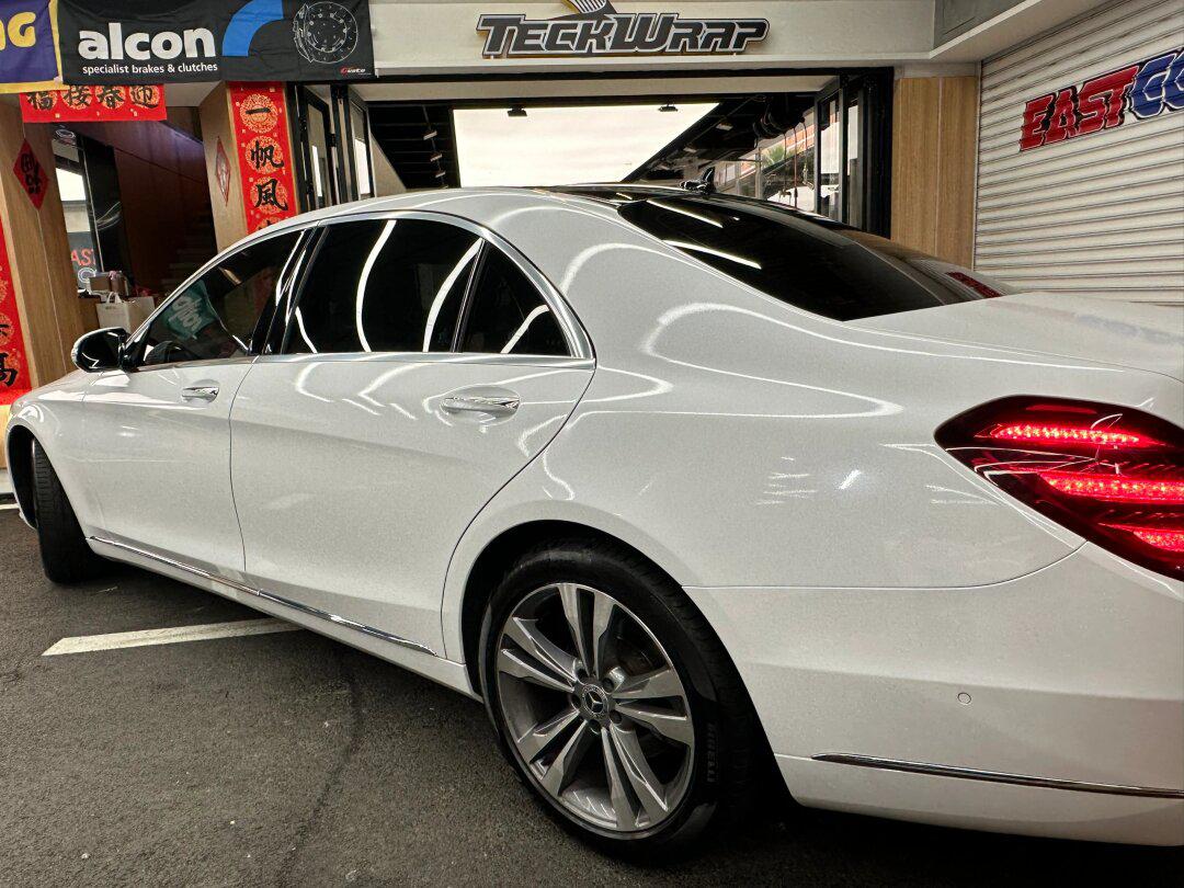 奔驰s350l 二次改色