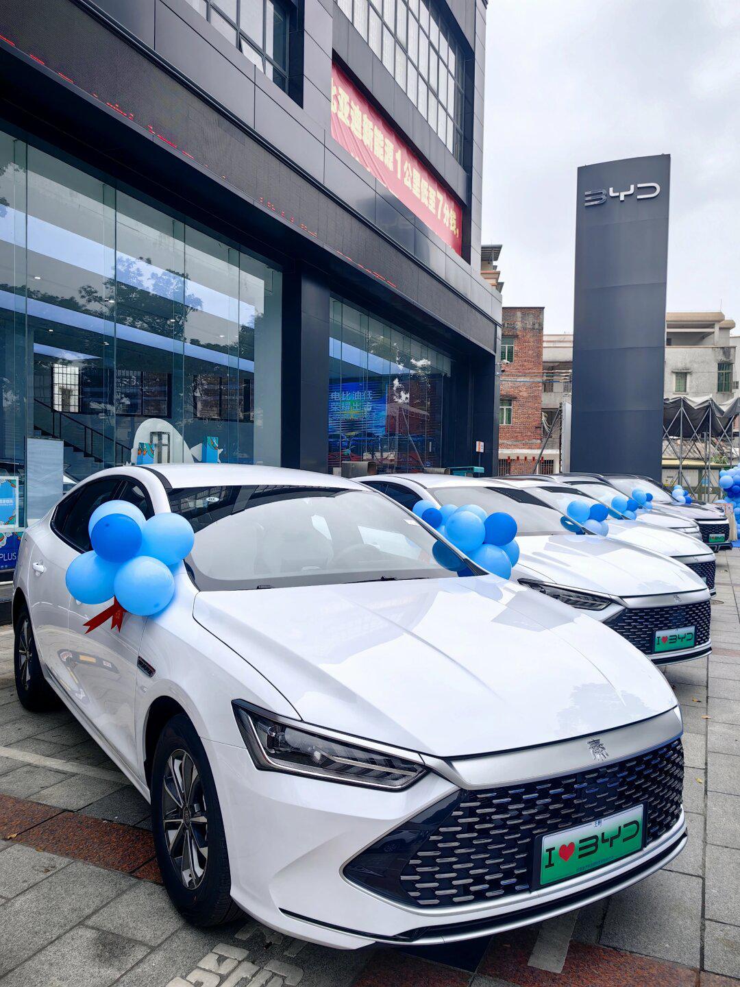 茂名比亚迪粤迪集体交车仪式