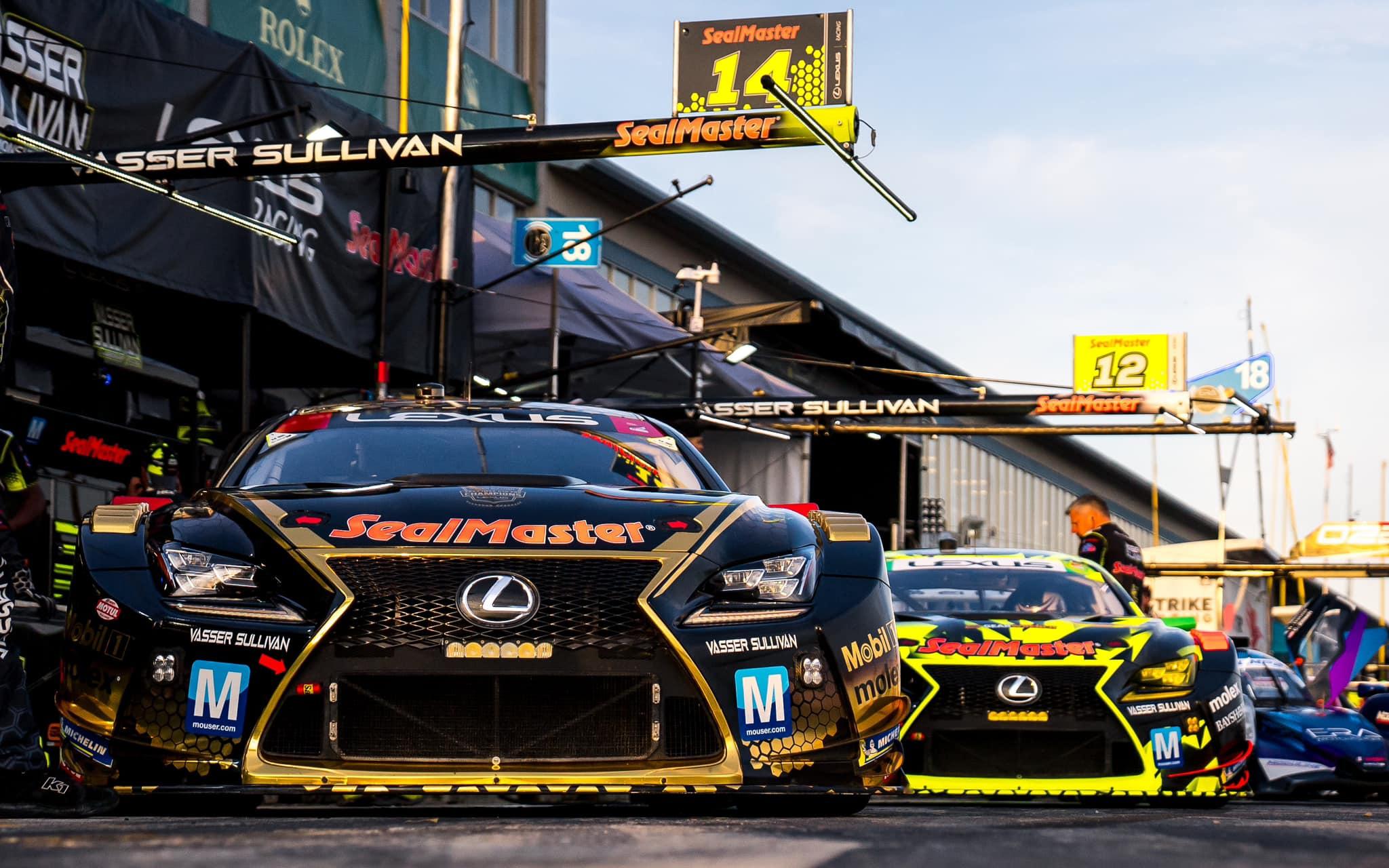 金马加持,vasser sullivan 14号雷克萨斯rc f gt3拿下gt