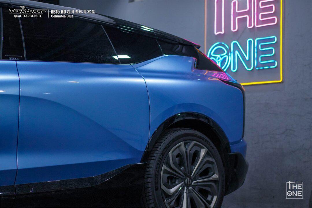 高合hiphi x|超亮金属青雾蓝_高合hiphi x社区_易车社区