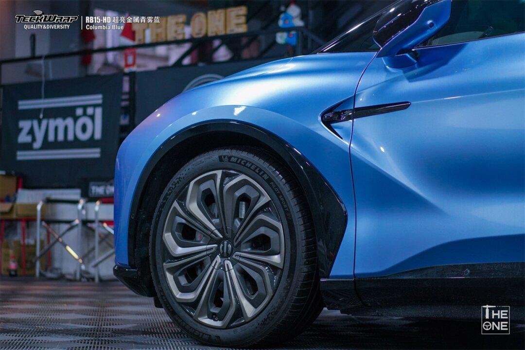 高合hiphi x|超亮金属青雾蓝_高合hiphi x社区_易车社区