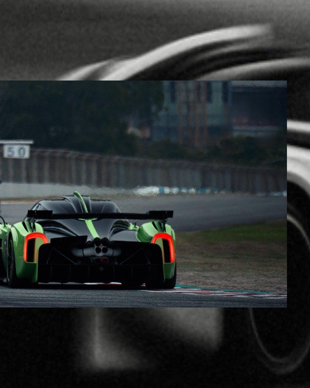 pagani huayra r 苹果绿verde firenze 感谢@unor_有钱人的社区_易车