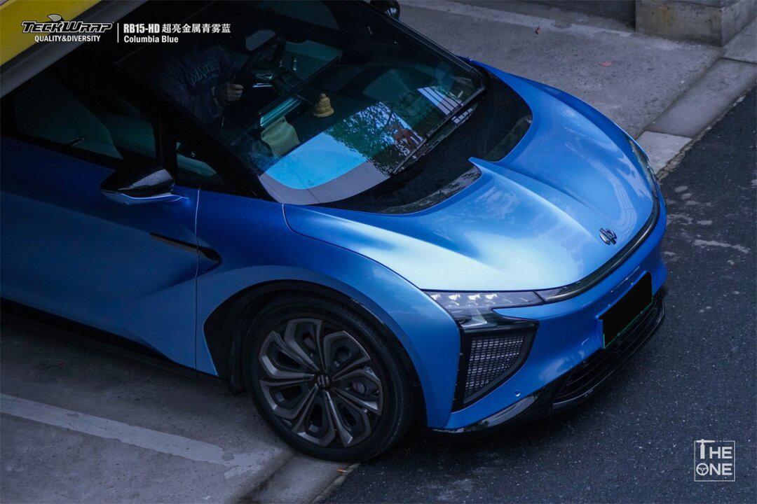 高合hiphi x|超亮金属青雾蓝_高合hiphi x社区_易车社区