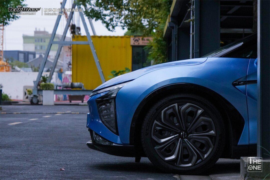 高合hiphi x|超亮金属青雾蓝_高合hiphi x社区_易车社区