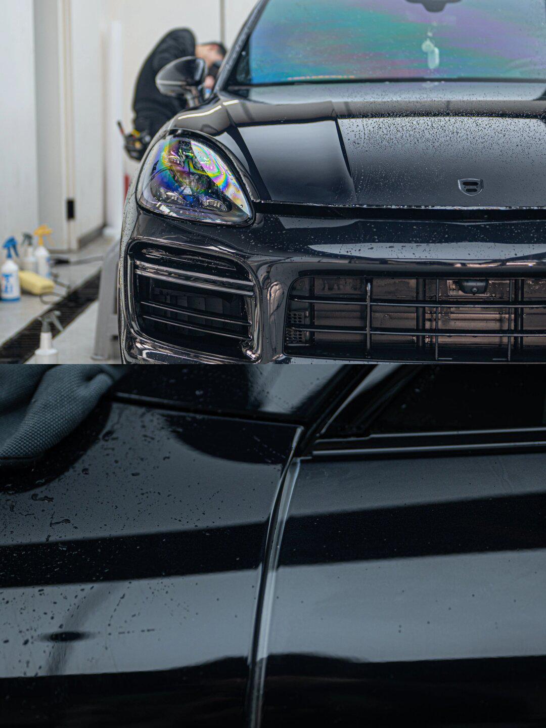 卡宴coupe换装威固v10x车衣78做最亮的仔_保时捷cayenne社区_易车