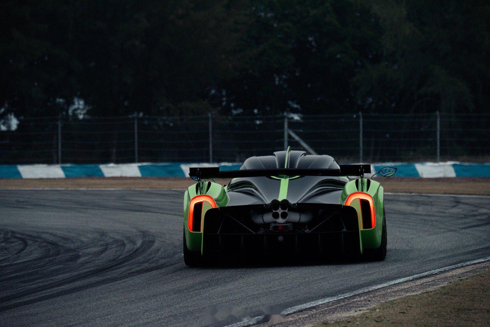 pagani huayra r 苹果绿verde firenze 感谢@unor_有钱人的社区_易车