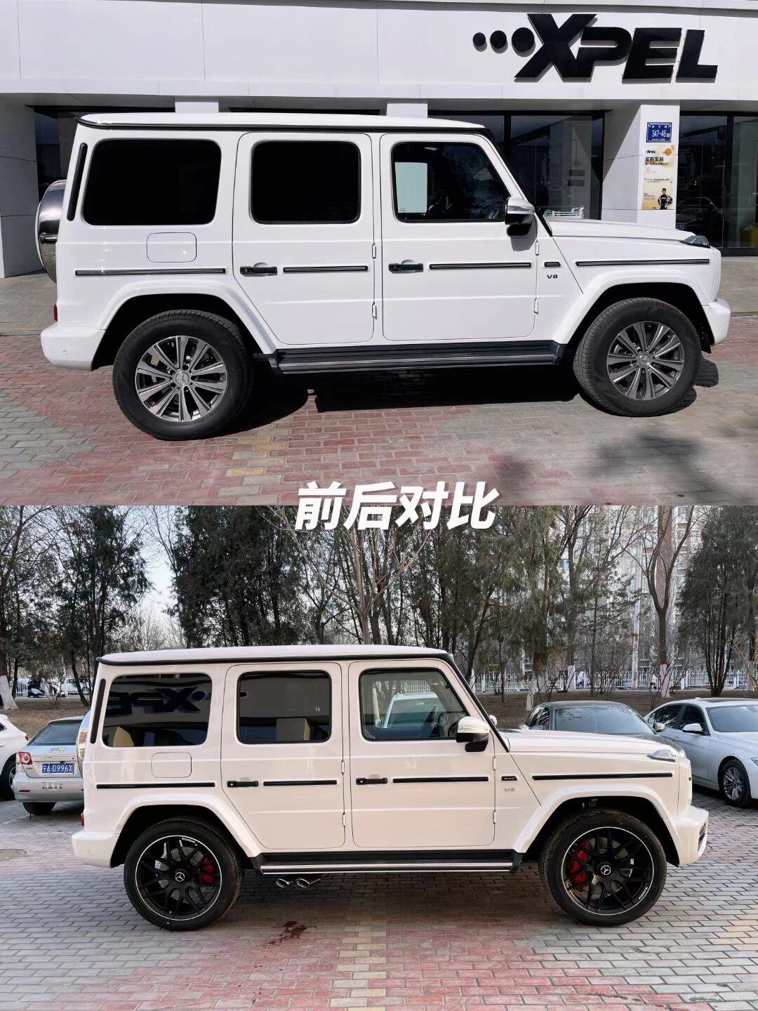 当前位置:>易车>社区>奔驰g级社区>两台白色g500升级不同风格g63方案>