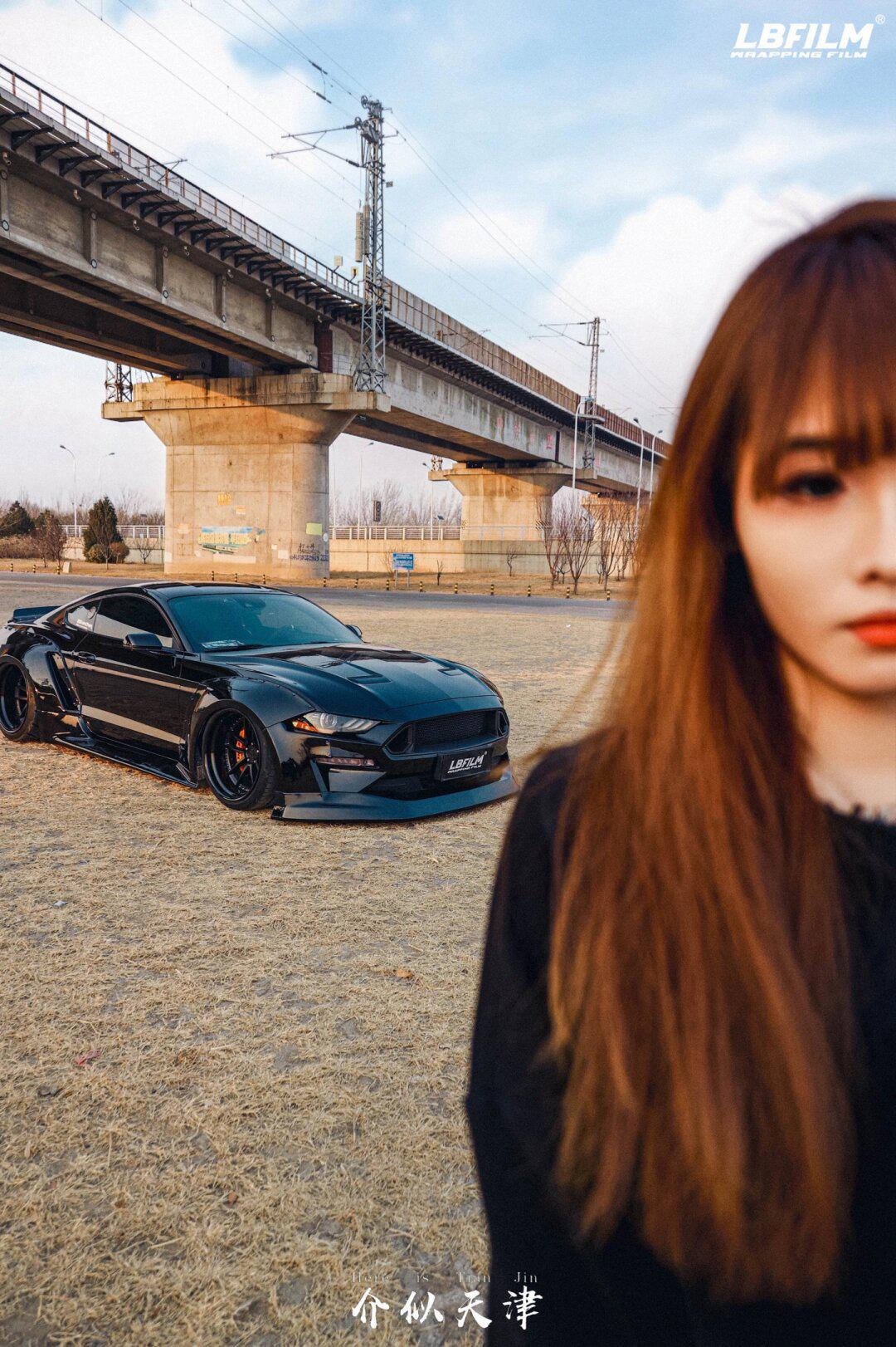 福特野马‖黑武士的狂野帅气,太潮了90_mustang社区_易车社区