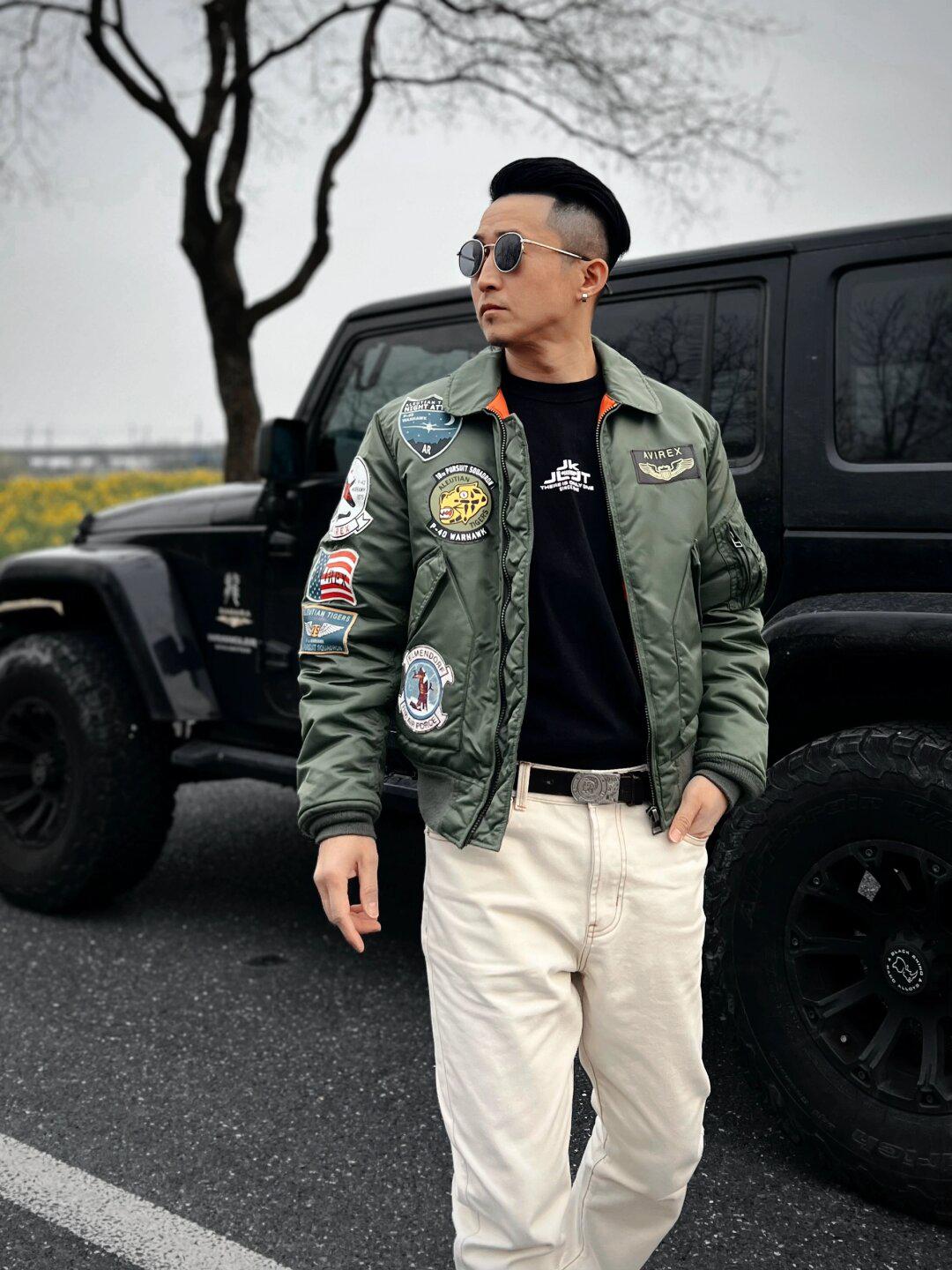 早春出门这样穿很型 硬汉军事风|牧马人ootd