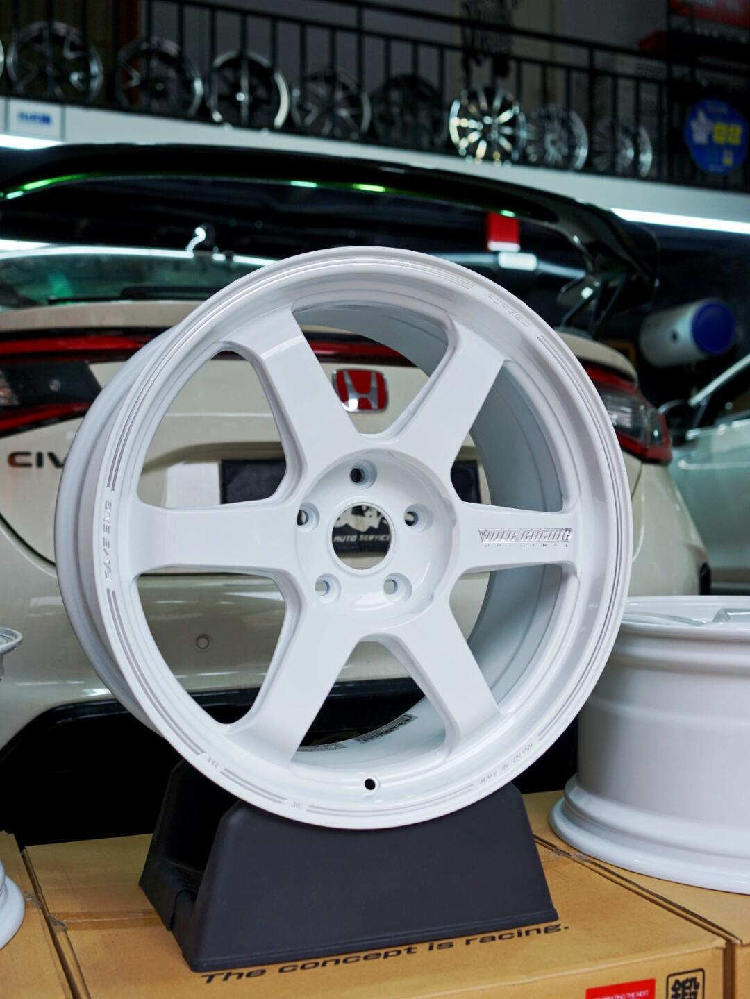 type-r fl5纯白战士te37轮毂更换_思域社区_易车社区