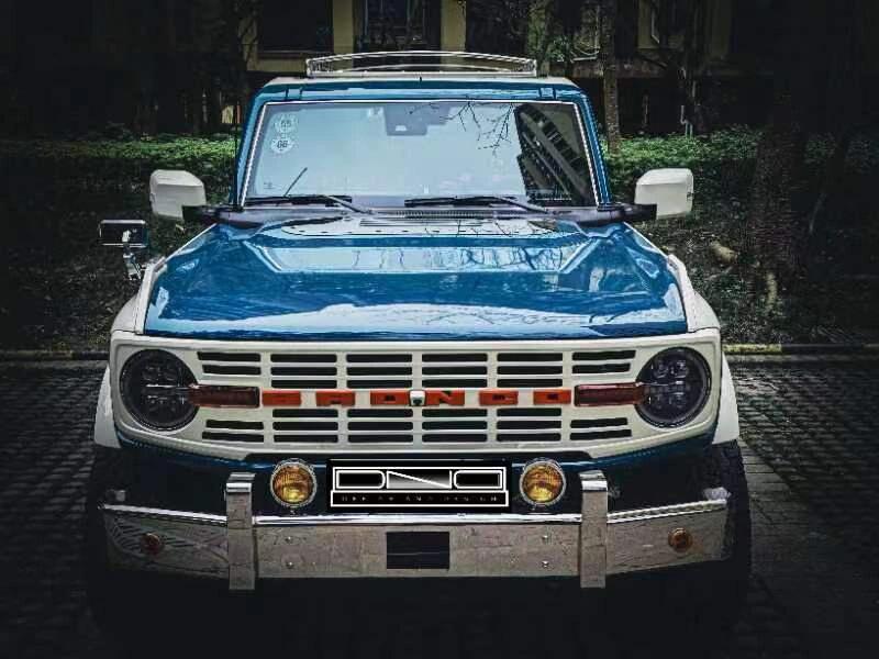 烈马部落|国内蕞蕞蕞复古的烈马改装_烈马bronco社区_易车社区