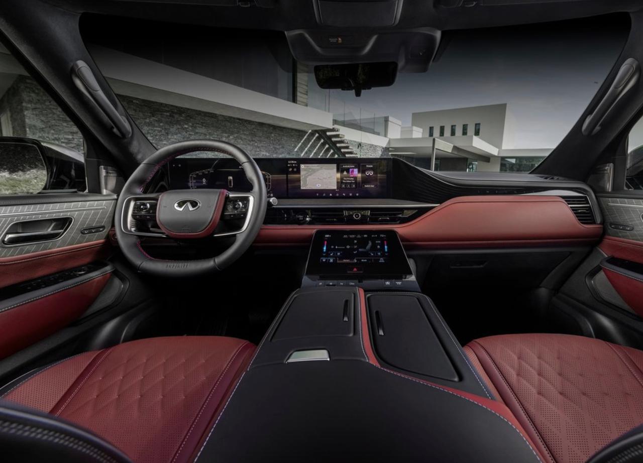外观内饰采用上全新的设计风格,最大变化就是前脸_英菲尼迪qx80社区