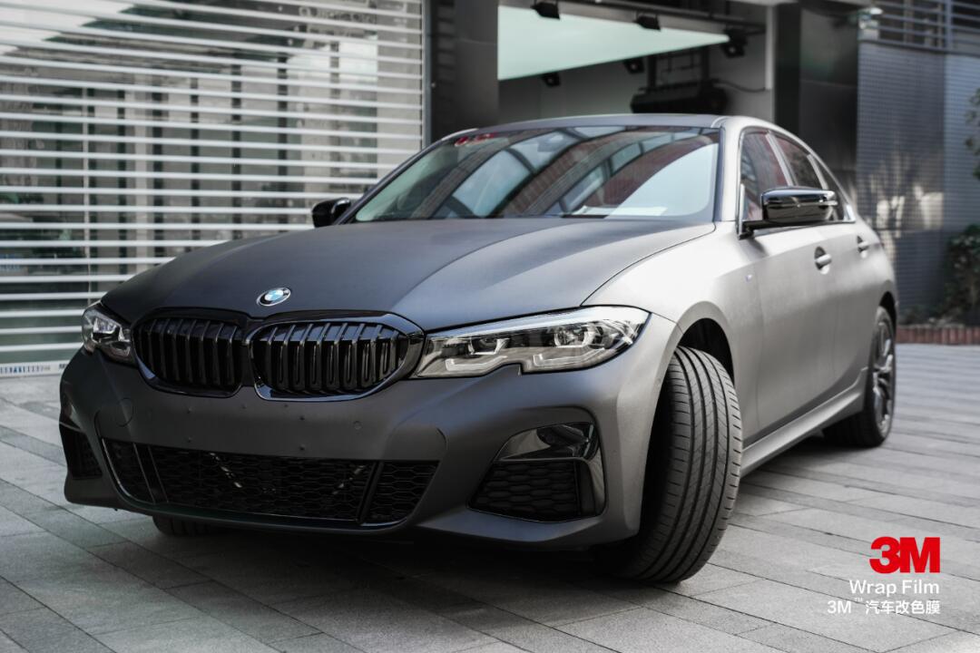 3m改色膜dm12极致深度黑装贴案例-宝马3系_宝马3系社区_易车社区