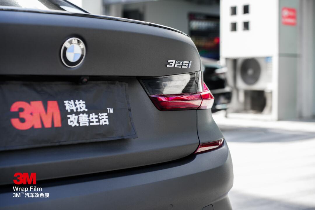 3m改色膜dm12极致深度黑装贴案例-宝马3系_宝马3系社区_易车社区