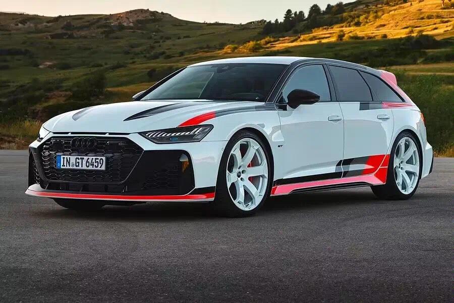 2025款奥迪rs6 avant gt,全球限量660台,搭载了一台4.