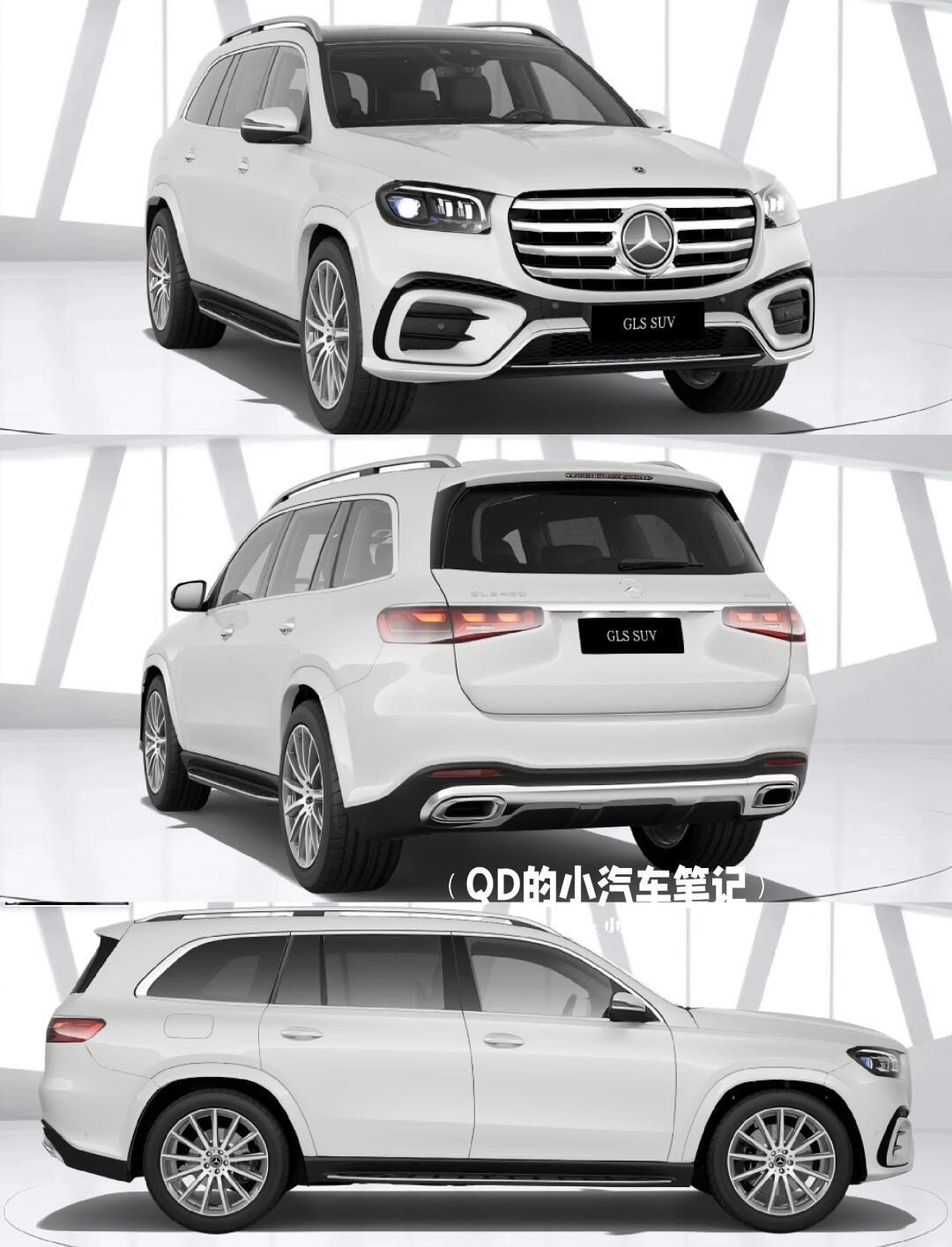 新款奔驰gls suv外观部分展示