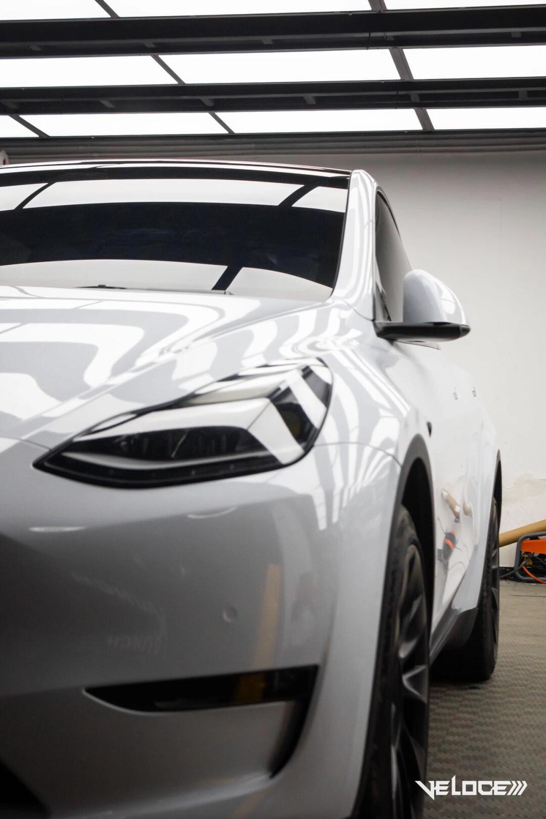 钢琴白|特斯拉modely改色案例_model y社区_易车社区