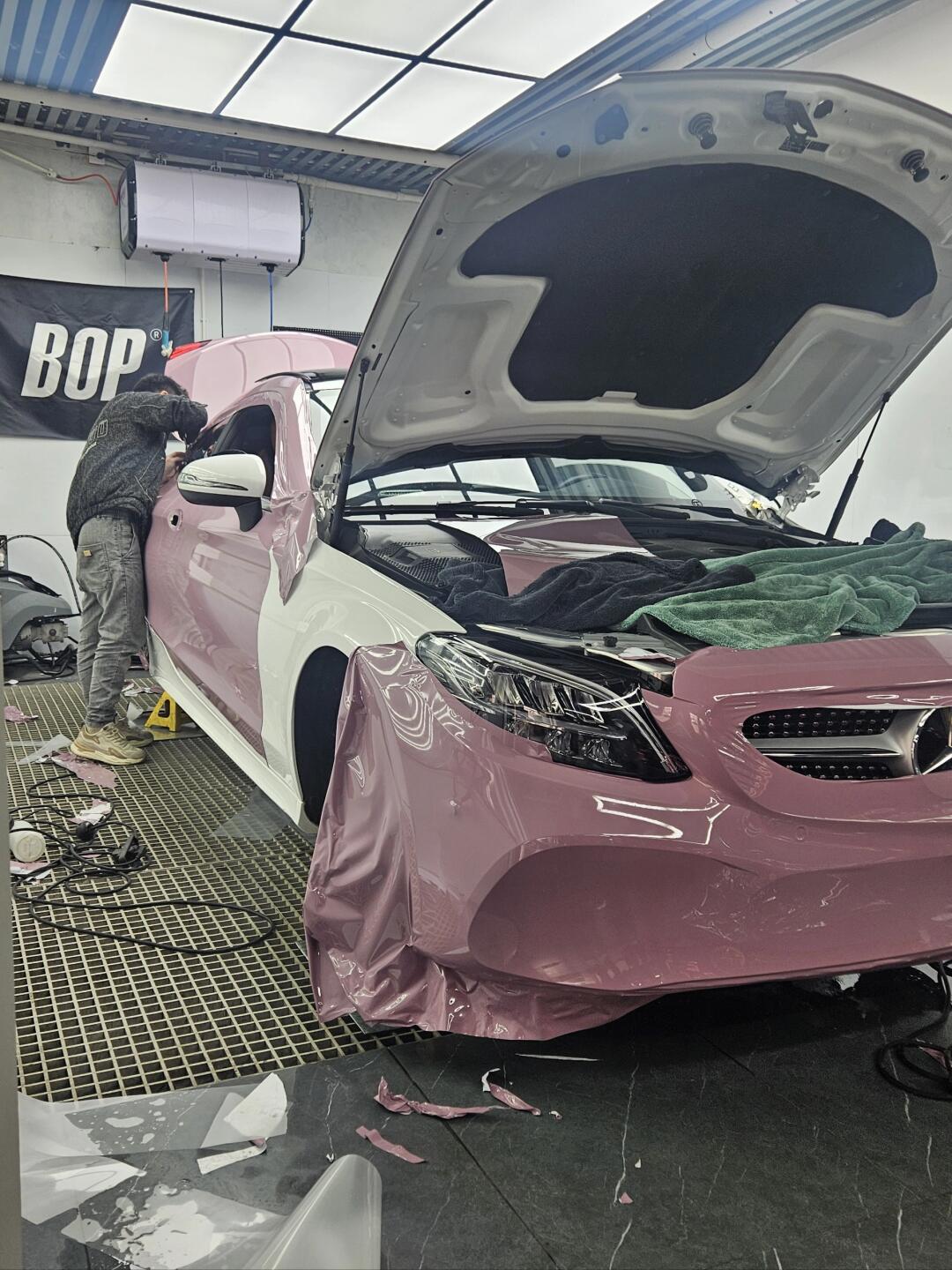 c coupe 乌龙奶茶粉改色77卡钳喷漆9099_大众c coupe社区_易车