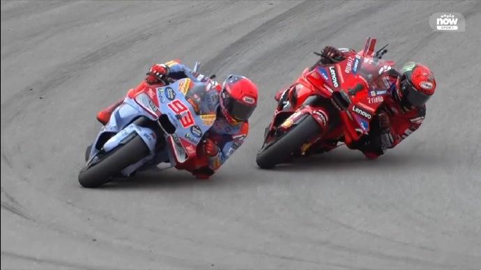 fim motogp已确认马克·马奎斯和弗朗西斯科·巴格尼亚之间的撞车事故