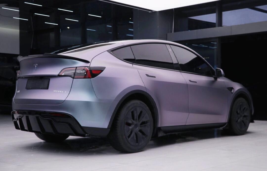 没错就是这个颜色!model y |卡普里灰紫_model y社区_易车社区