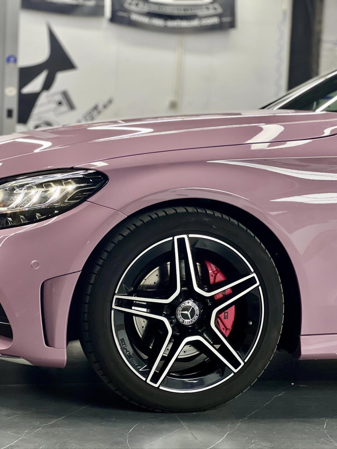 c coupe 乌龙奶茶粉改色77卡钳喷漆9099_大众c coupe社区_易车