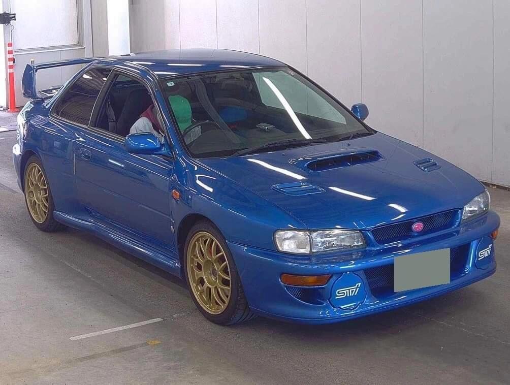 日本拍賣場精選1998斯巴鲁翼豹 wrx sti 22b