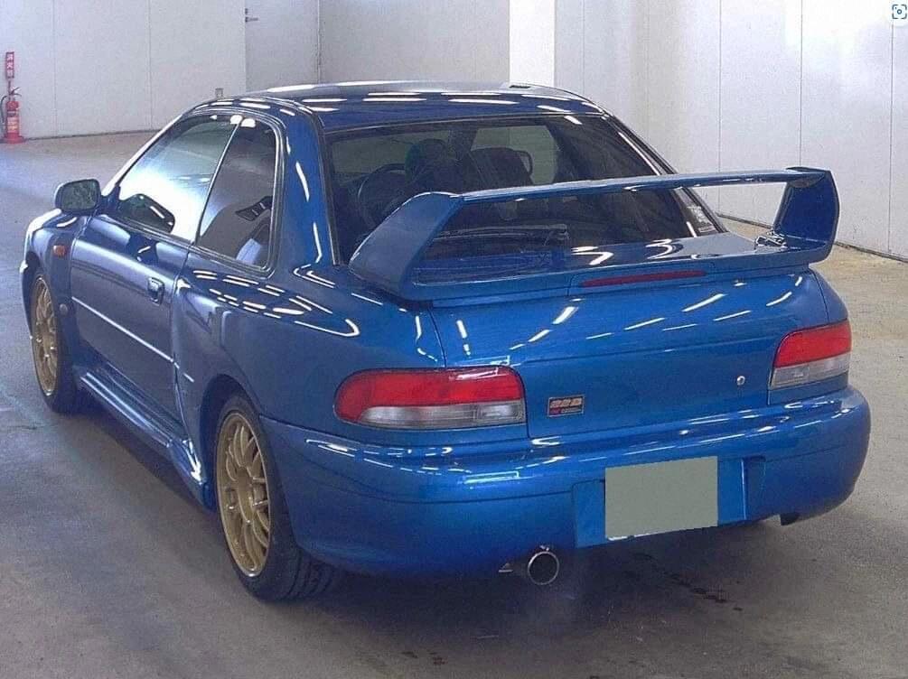 日本拍賣場精選1998斯巴鲁翼豹 wrx sti 22b